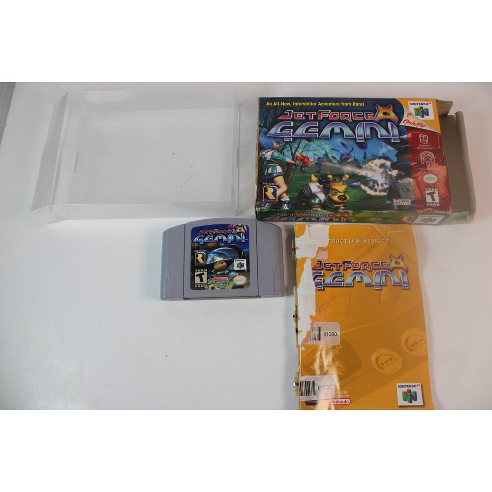 Jet Force Gemini (Nintendo 64, 1999) CIB Tested And Working Complete N64 Game